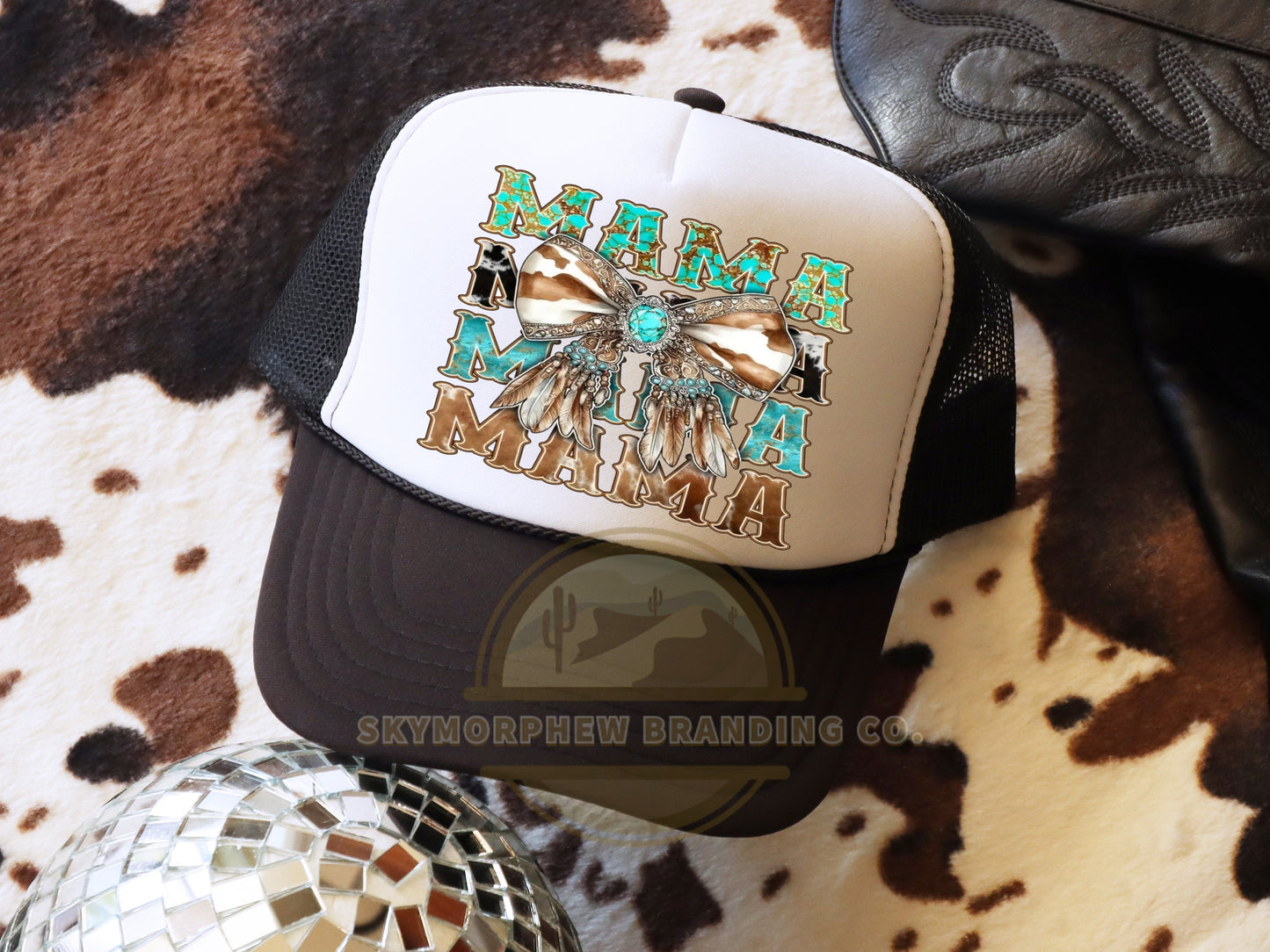Turquoise Feather Mama