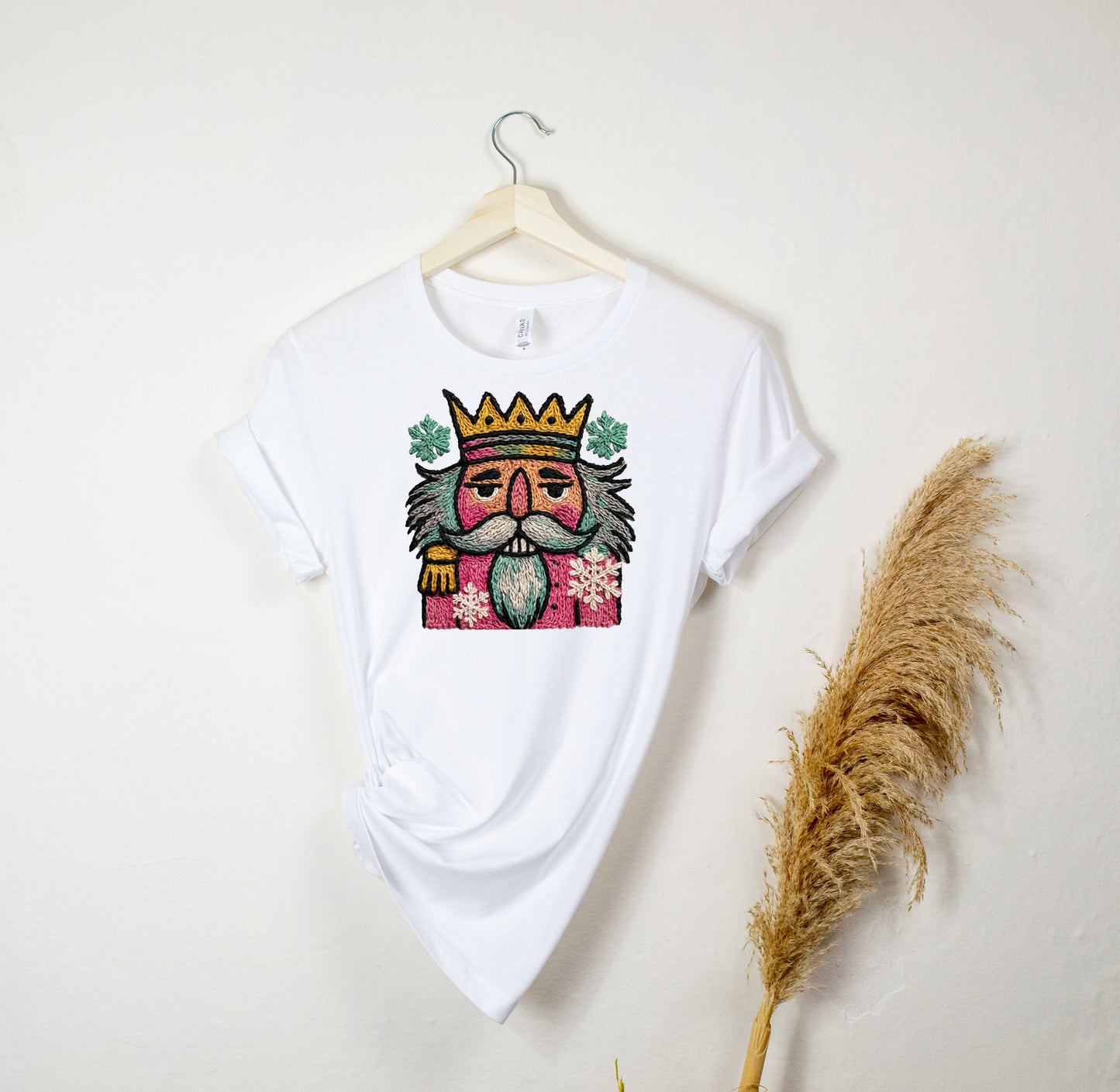 Faux Yarn Nutcracker