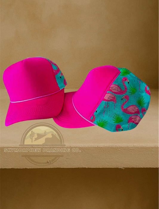Pink Flamingo Trucker Hat