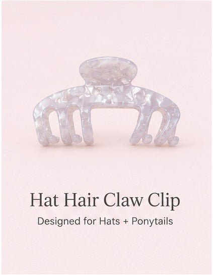 Hat Hair Claw Clip Opal