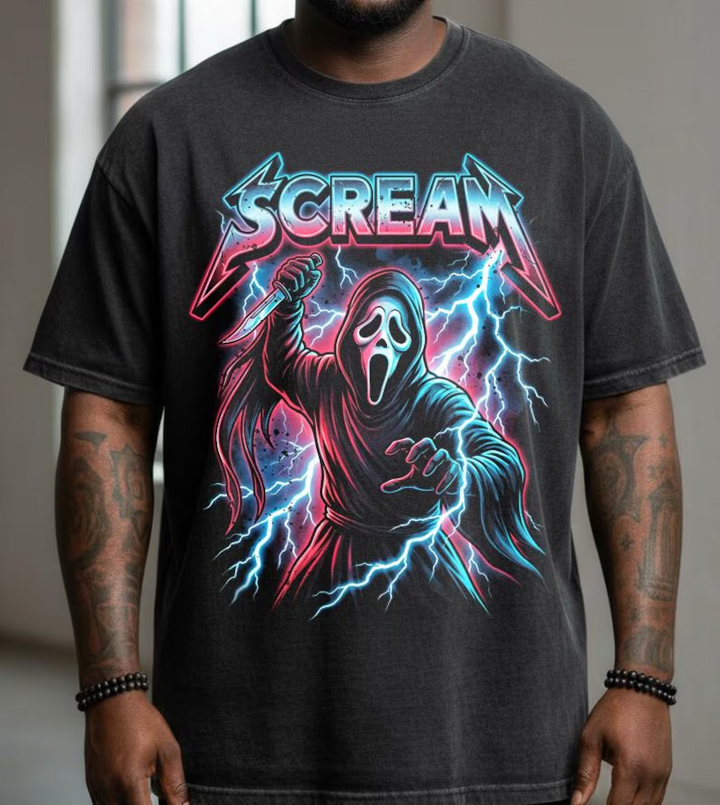 90s Halftones Scream