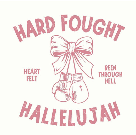 Hard Fought Hallelujah Boxing Gloves