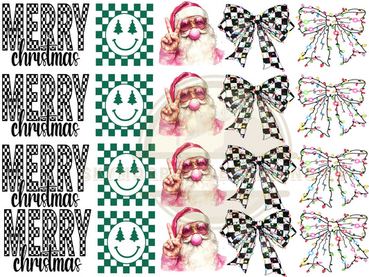 Edgy Christmas Premade Gang sheet