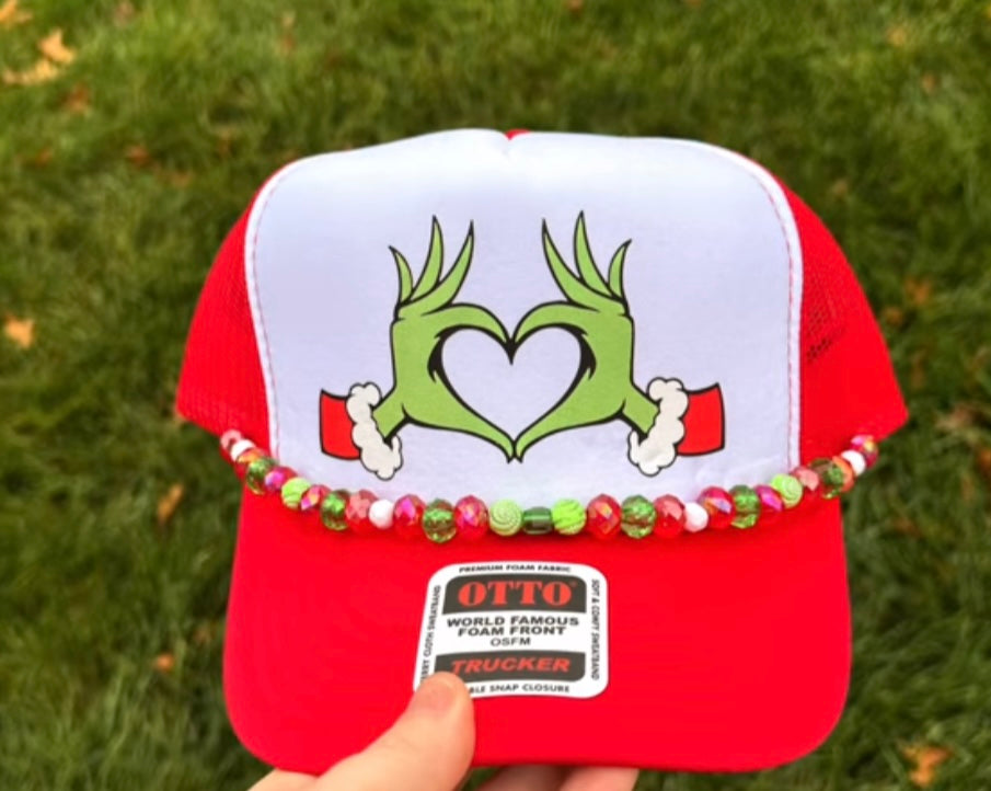 Green heart hands