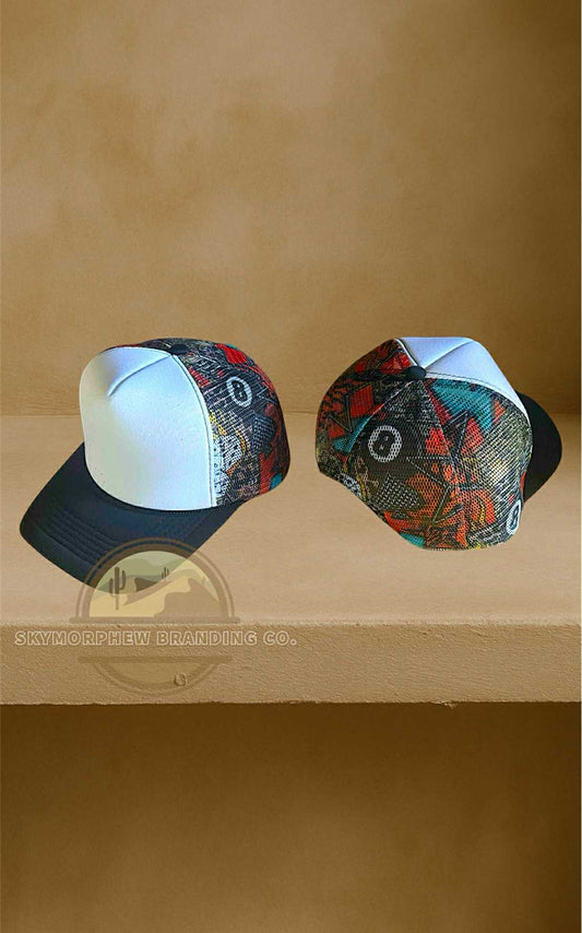 Red 8 Ball Trucker Hat