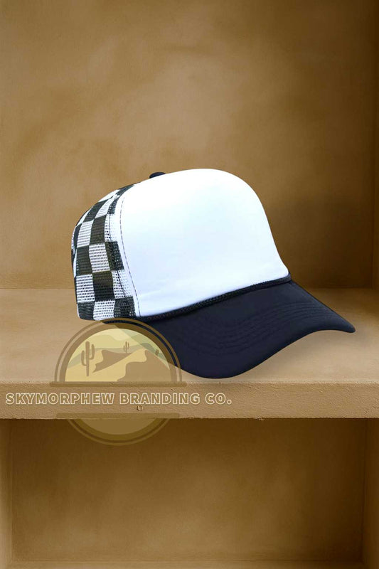 Classic Checker Trucker Hat