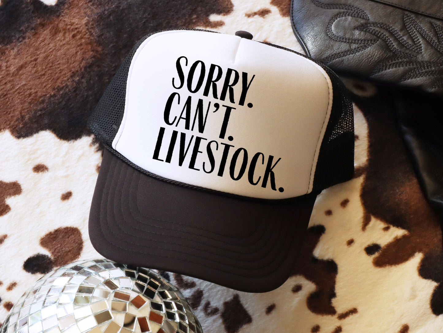 Sorry. Cant. Livesock.
