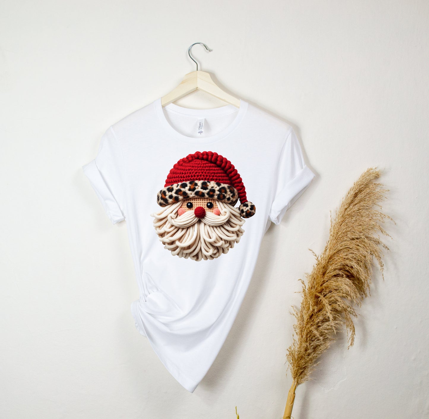 Faux Yarn Santa